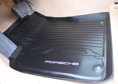 Porcellana Stuoie del pavimento del nero del PVC per Porsche Macan 2014 2016, stuoia del piede con il logo originale di stile fornitore