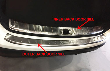Porcellana Scalature di porta posteriore in acciaio inossidabile per Nissan Qashqai 2014 2015 2016 fornitore