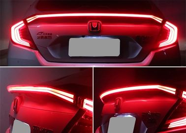 Porcellana Honda New Civic Sedan 2016 2018 Auto Scolpito Spoiler sul tetto, Ala posteriore a luce led fornitore