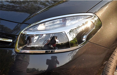 Porcellana Connessioni di fari in ABS cromo personalizzate / coperture di fari per auto per Renault Koleos 2012 fornitore