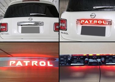Un buon prezzo. Guarnizione di porta posteriore cromata con luce di arresto a LED per Nissan All New Patrol 2016 in linea