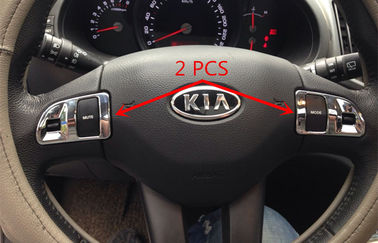 Un buon prezzo. Parti di rivestimento per interni auto personalizzate Chrome ABS Rivestimento volante per KIA Sportage R 2014 in linea