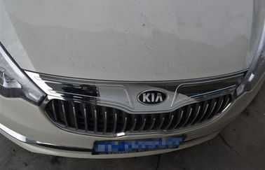 Un buon prezzo. Parti di rivestimento per carrozzeria di auto ABS Chrome per KIA K3 2013 2015, fascia di rivestimento del cofano in linea