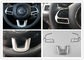 Plastico ABS Auto Interni Parts Trim Volante Guarnizione Chrome per Jeep Compass 2017 fornitore