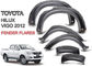 Aggiornamento delle ruote larghe nere Archi di sbarramento di torcia per TOYOTA HILUX 2012 - 2014 Vigo fornitore