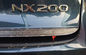 LEXUS NX 2015 Auto Body Trim Parts, ABS Chrome Back Door Inferiore Guarnizione fornitore