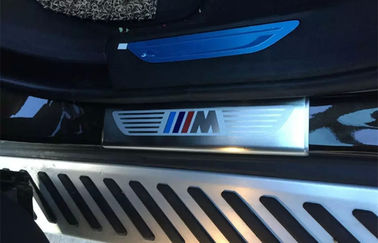 BMW Nuovo X6 E71 2015 Portali illuminati Portale laterale Scala di acciaio inox