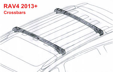 Un buon prezzo. Barre incrociate in stile OE per 2013 2016 Toyota RAV4 Roof Luggage Rack Rails in linea