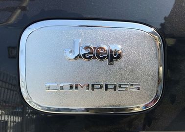 Un buon prezzo. Ricambi auto cromati per Jeep Compass 2017, copertura del serbatoio del carburante in linea