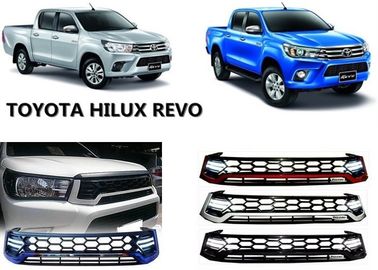 Un buon prezzo. Produttori aggiornano la griglia anteriore con luce diurna per Toyota Hilux Revo 2015 2016 in linea