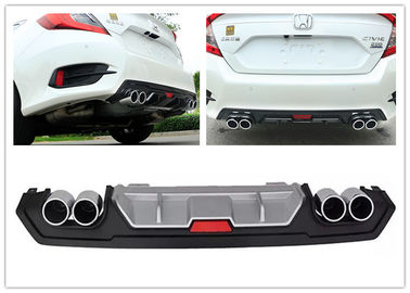 Un buon prezzo. HONDA New Civic 2016 Auto Body Kits, Sport Style diffusore del paraurti posteriore con punte di muffler in linea
