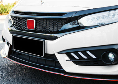 Un buon prezzo. Ricambi auto modificati neri Honda New Civic 2016 2018 Auto Fabbriche di griglia anteriore in linea