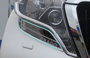 Un buon prezzo. Connessioni di fari a cromo professionali / coperture di fari per auto per Toyota Prado FJ150 2014 in linea