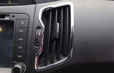Un buon prezzo. Parti di rivestimento interni auto personalizzate KIA Sportage R 2014 Copertura interna di uscita d'aria cromata in linea