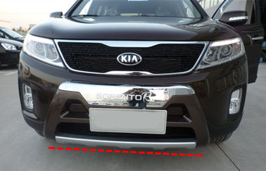 Un buon prezzo. Protezione per auto nera per KIA SORENTO 2013, Protezione anteriore e protezione posteriore ABS in linea